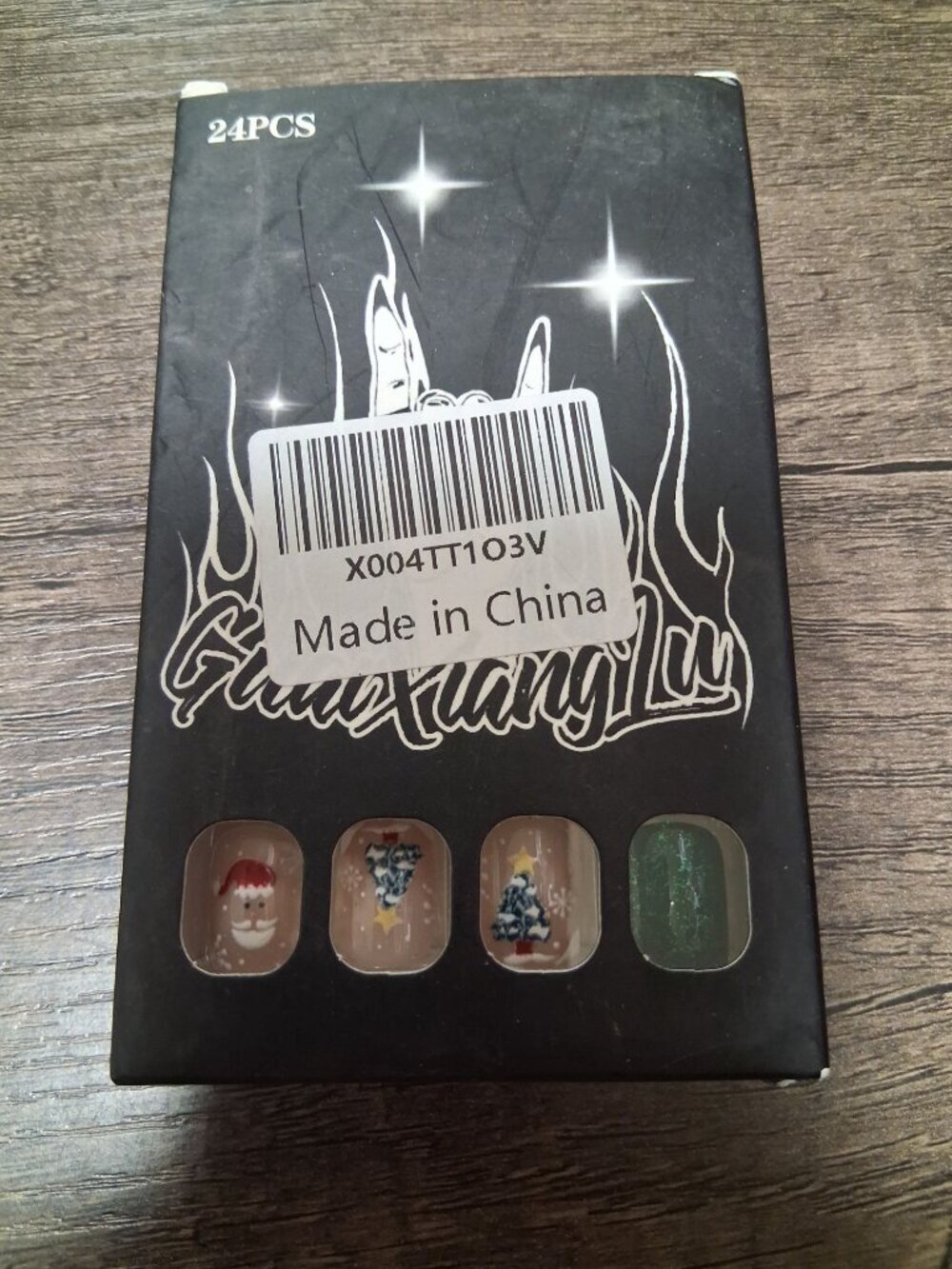 Christmas Themed Press On Nails Kit